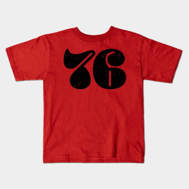 1976! Kids T-Shirt by ScottCarey